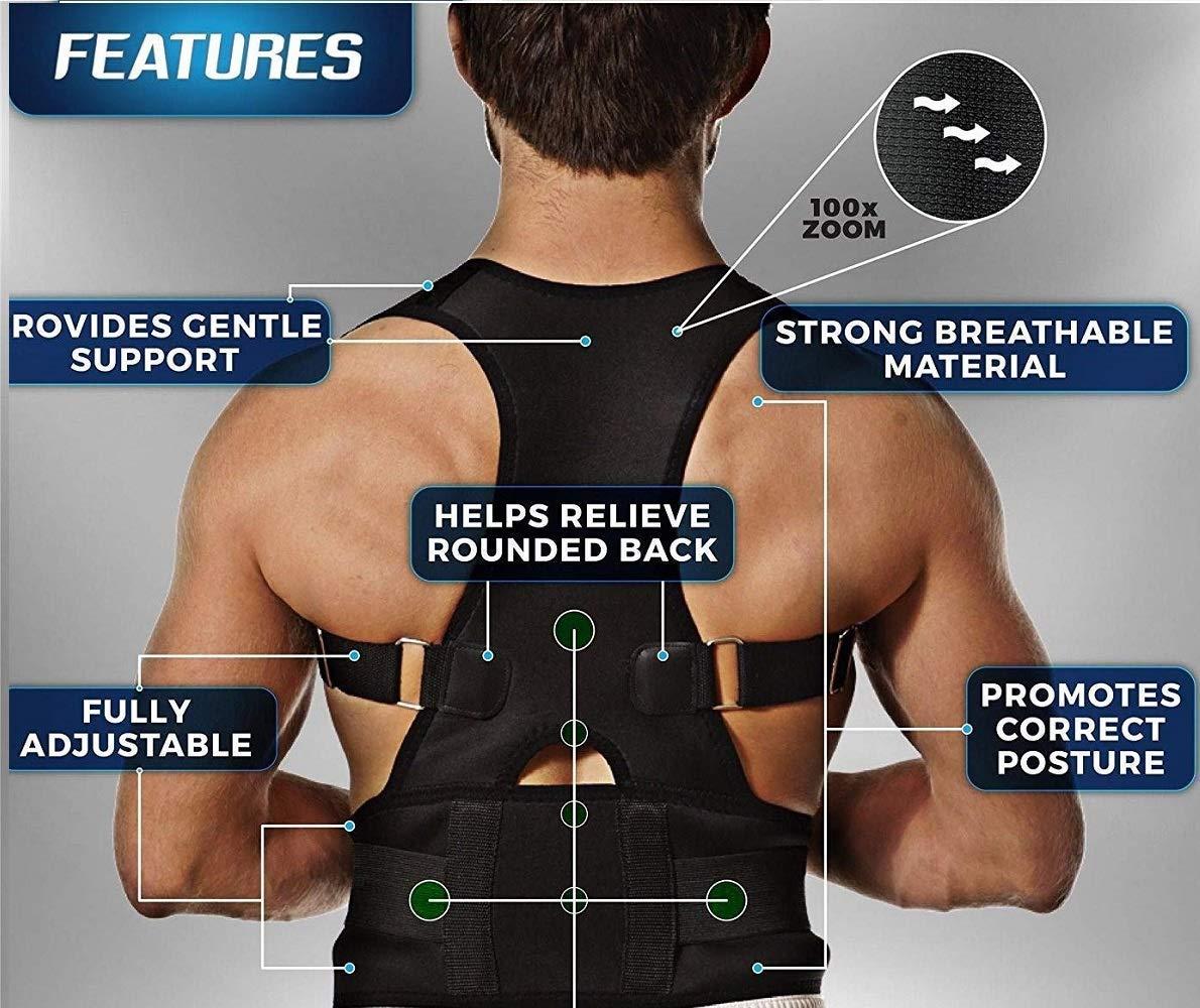 Adjustable Back Posture Corrector/ Slouching Relieve Pain Belt Women Men